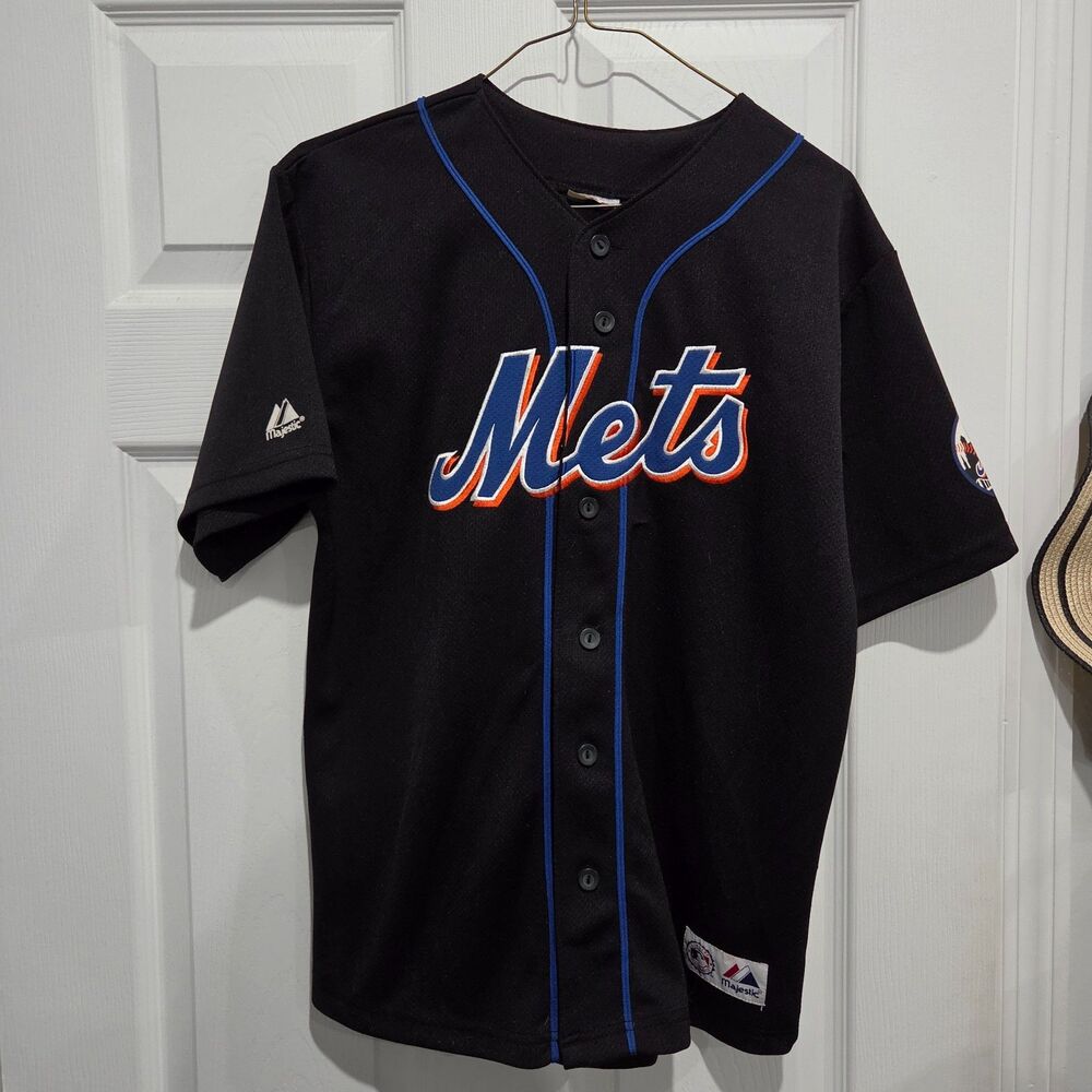 New York Mets David Wright #5 Majestic Women’s Black Baseball Jersey